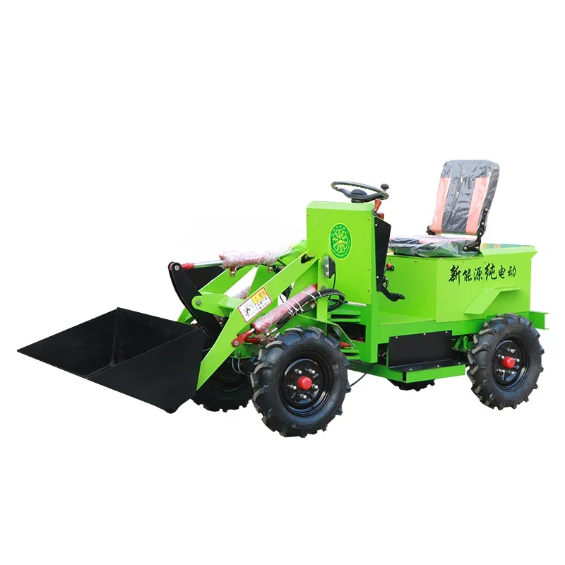 Organic Farming Of Agriculture - Small electric loader, four-wheel drive small