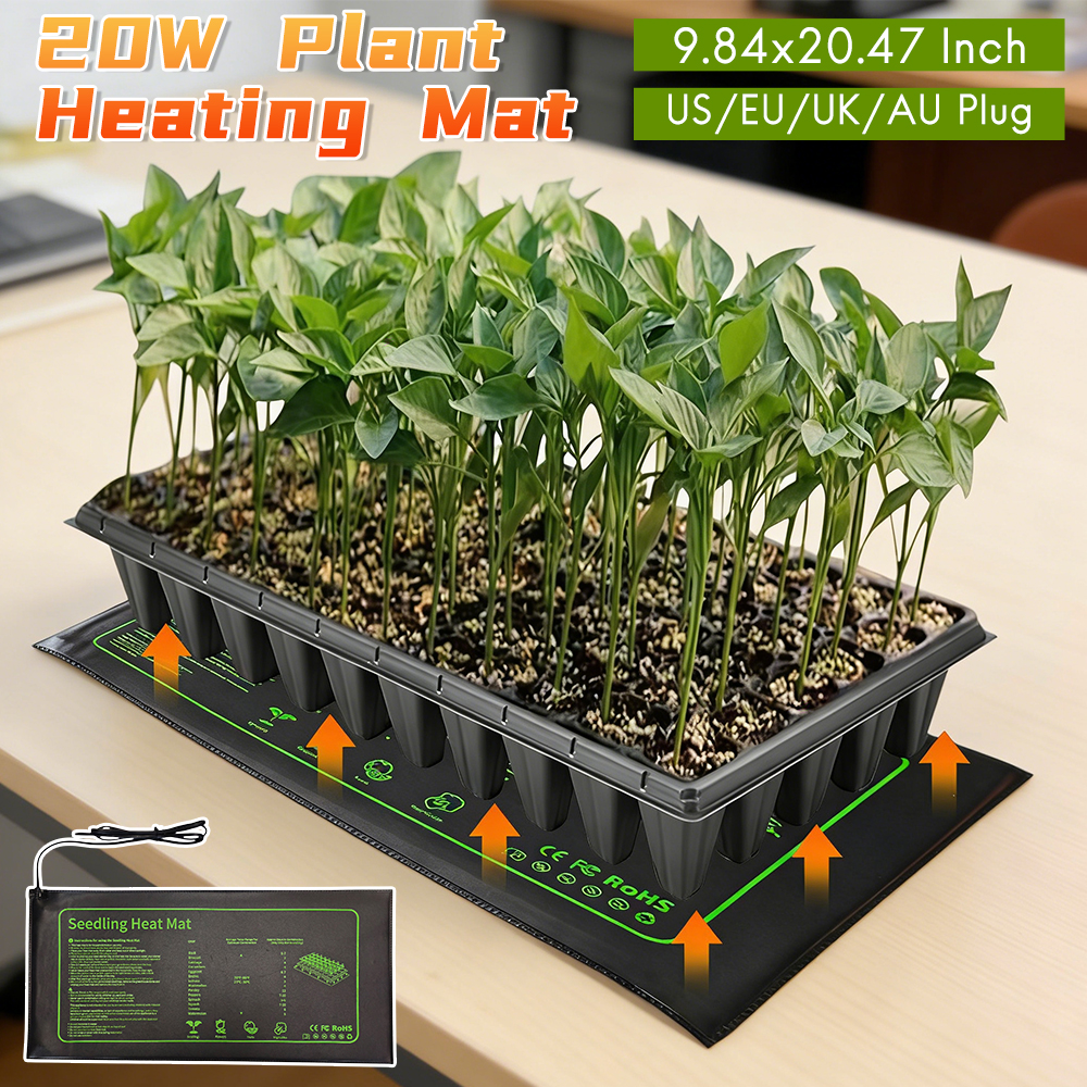 Seedling Heat Mat - 20W Plants Seedling Heating Pad Waterproof