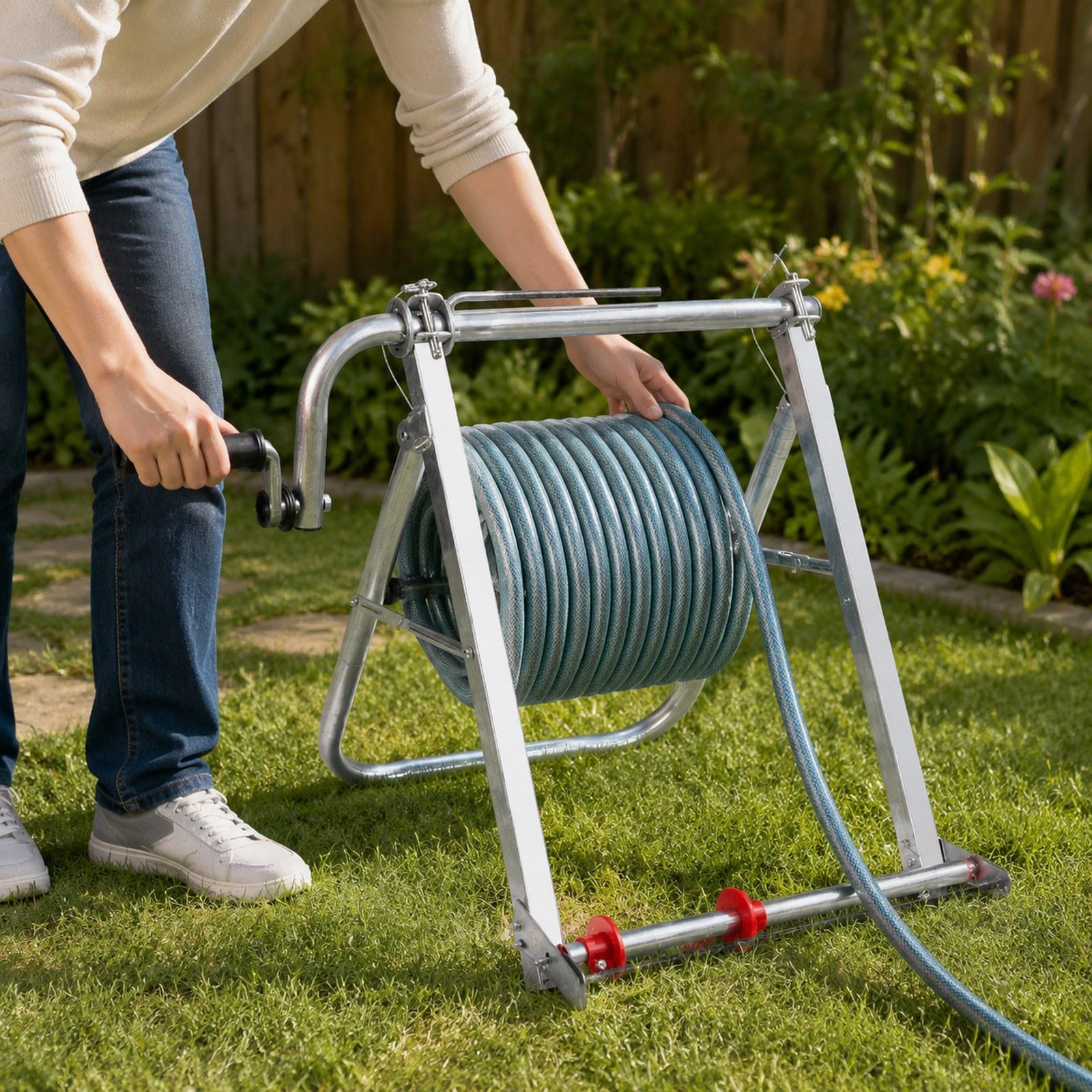 Farming Pipe For Agriculture - Hose Reel Cart Pipe Organizer Multifunctional