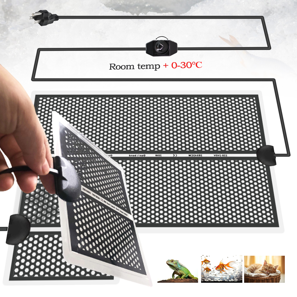 Seedling Heat Mat - 5-20W Garden Seedlings Heating Pad with
