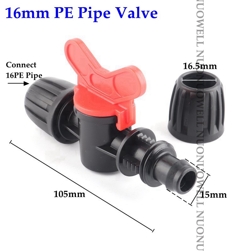 2pcs New 16mm LDPE Pipe Connec – обзор и цена Farming Pipe For Agriculture