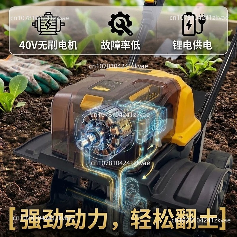 Brushless Micro Cultivator for – обзор и цена Soil Tilling Cultivator
