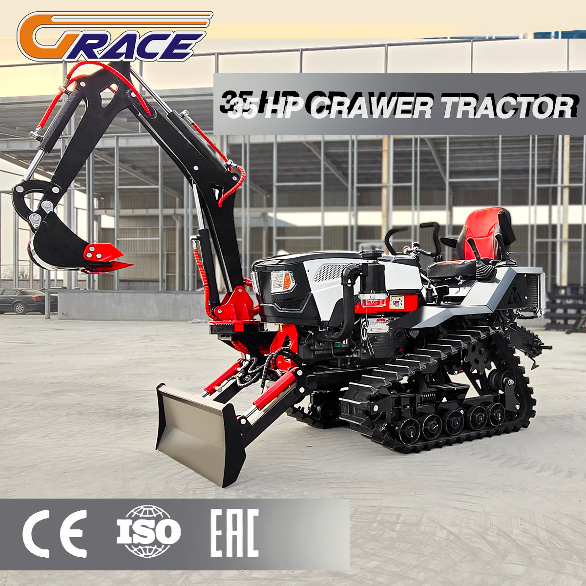 Factory Price Mini Crawler Tra – обзор и цена Agriculture Farming Tool