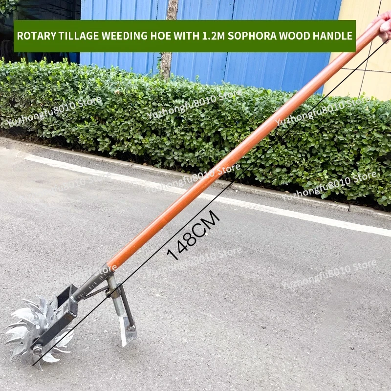 New Cyclone Wheel Hand Push We – обзор и цена Soil Tilling Cultivator