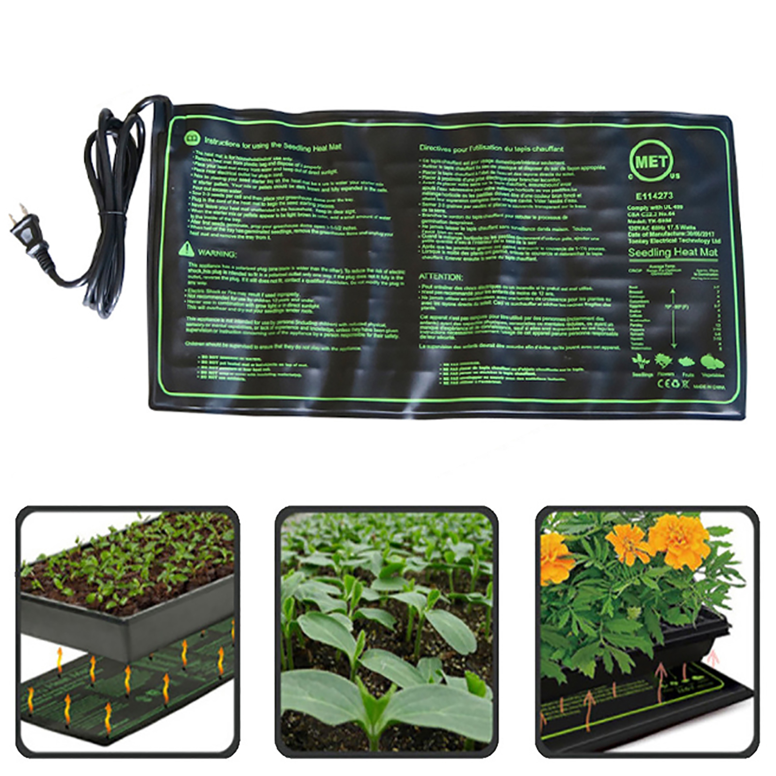 110/120/220/230V Seedling Heat – обзор и цена Seedling Heat Mat