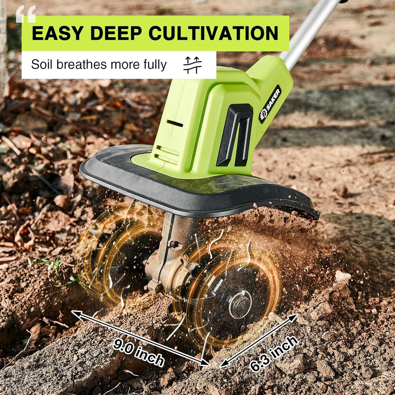 Cordless Electric Garden Tille – обзор и цена Soil Tilling Cultivator