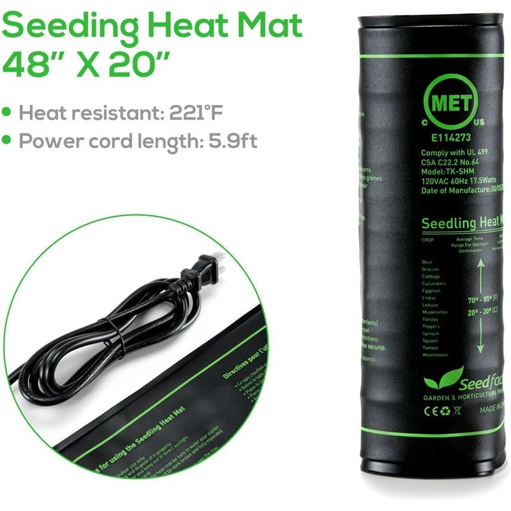 Certified Seedling Heat Mat, W – обзор и цена Seedling Heat Mat