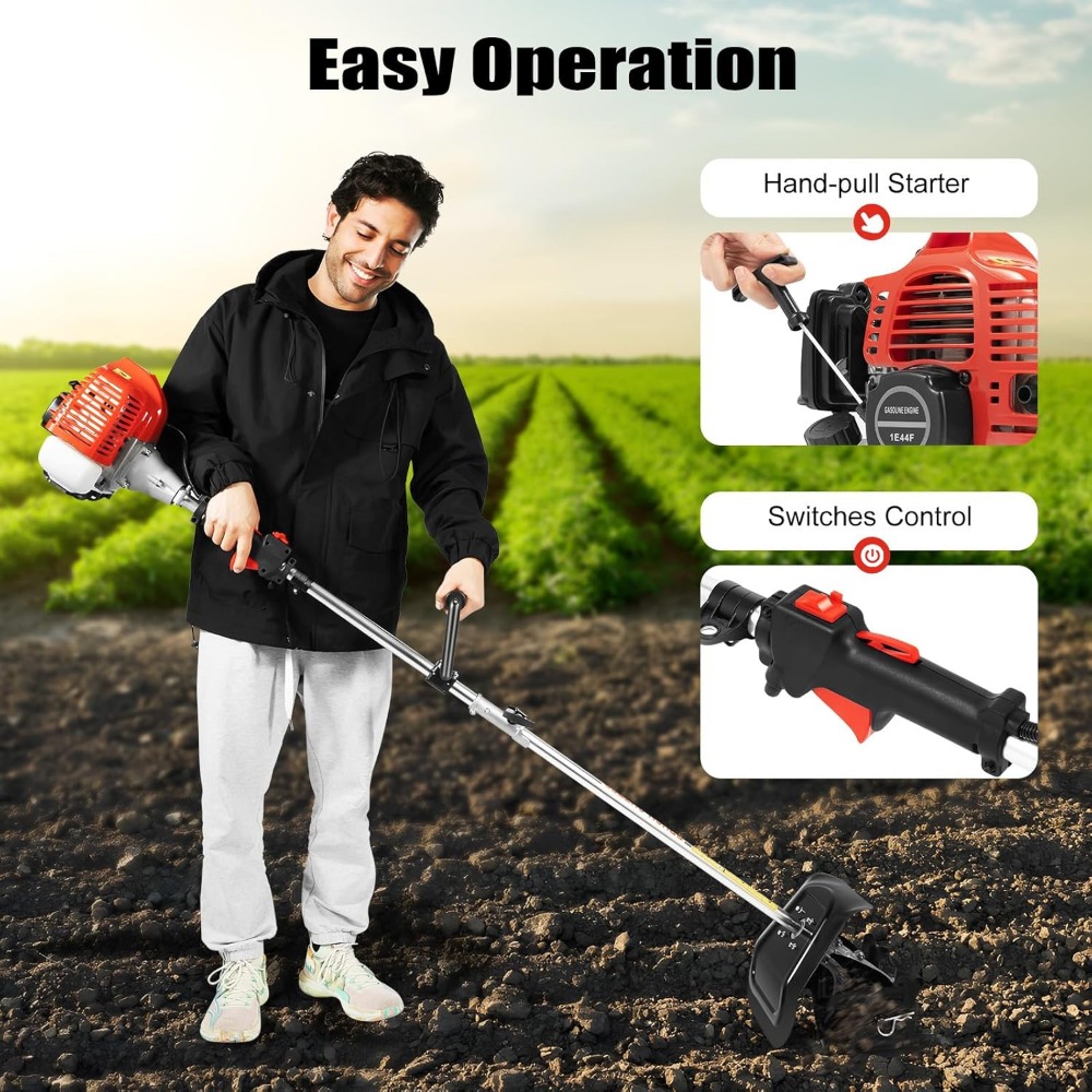 51.7CC 1.45kW Gas Powered Cult – обзор и цена Soil Tilling Cultivator
