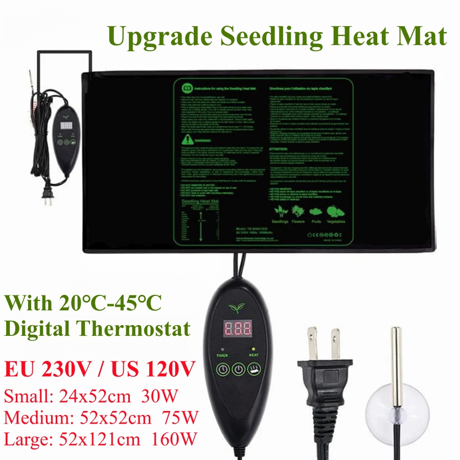 3 Sizes Upgrade Seedling Heat  – обзор и цена Seedling Heat Mat