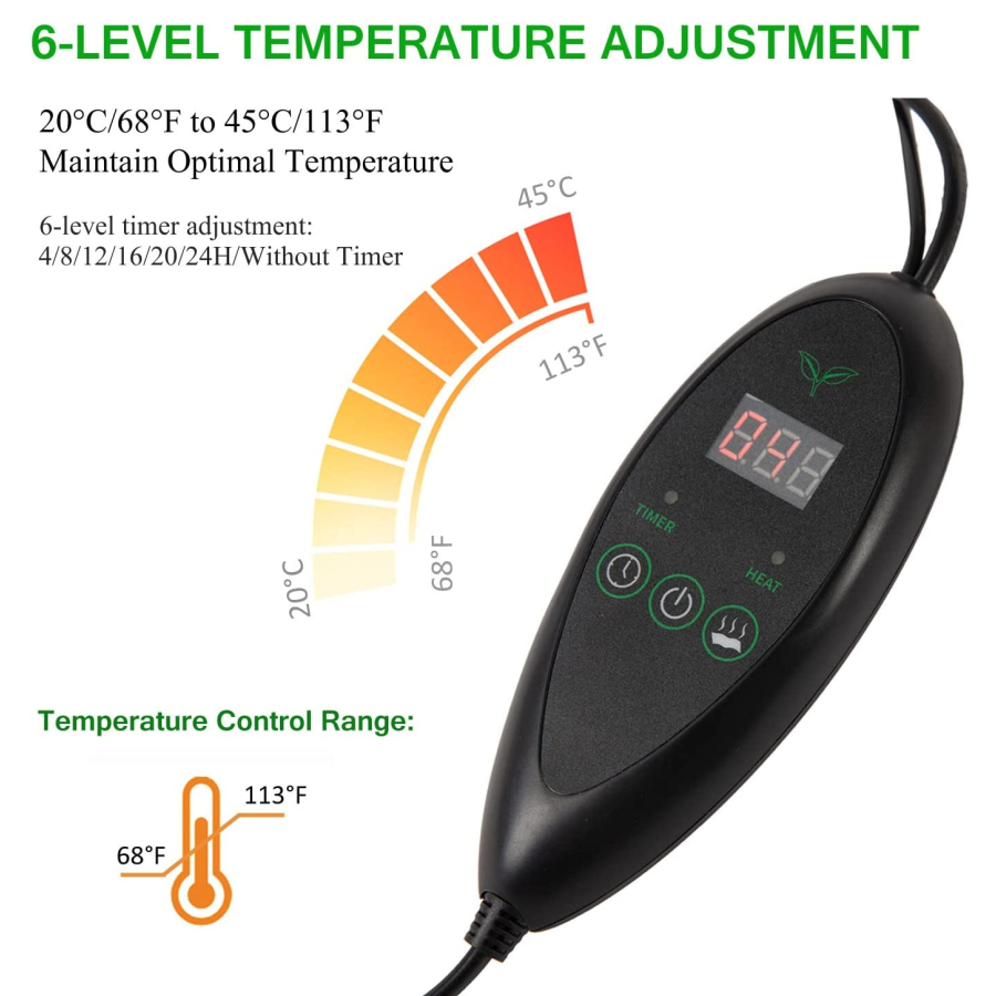 3 Sizes Upgrade Seedling Heat  – обзор и цена Seedling Heat Mat