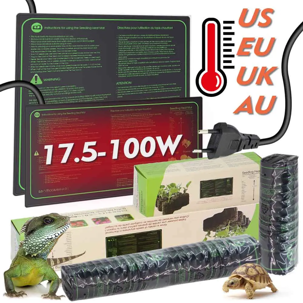 17.5/45/100W PVC Seedling Ther – обзор и цена Seedling Heat Mat