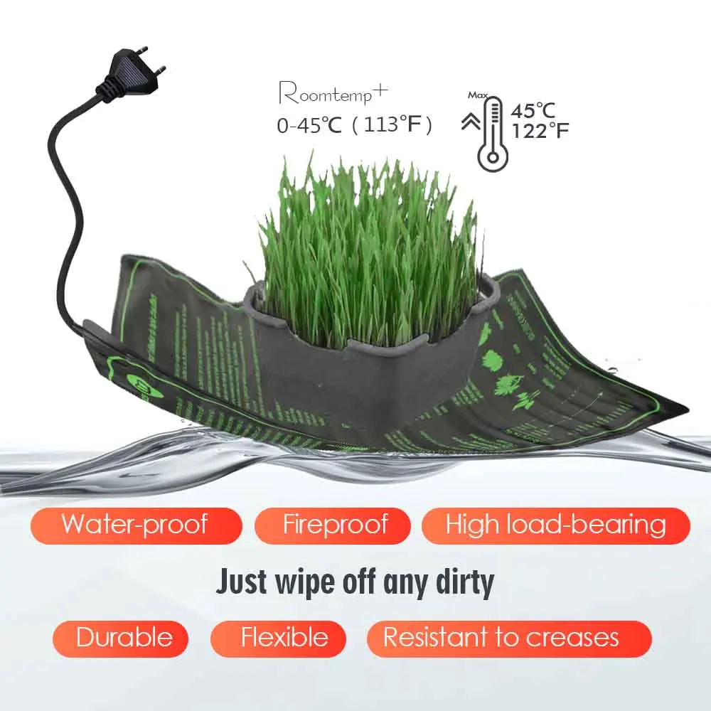 17.5/45/100W PVC Seedling Ther – обзор и цена Seedling Heat Mat