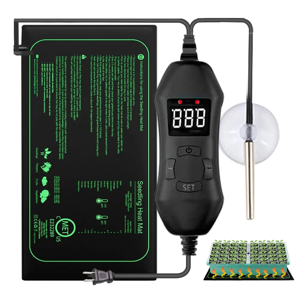 50W EU-US/UK/AU Adjustable The – обзор и цена Seedling Heat Mat