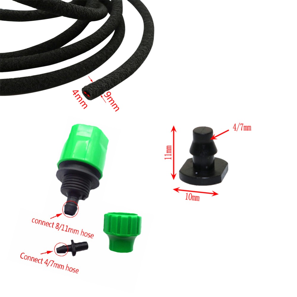 10M Soaker Hose Waterig Kit 4/ – обзор и цена Farming Pipe For Agriculture