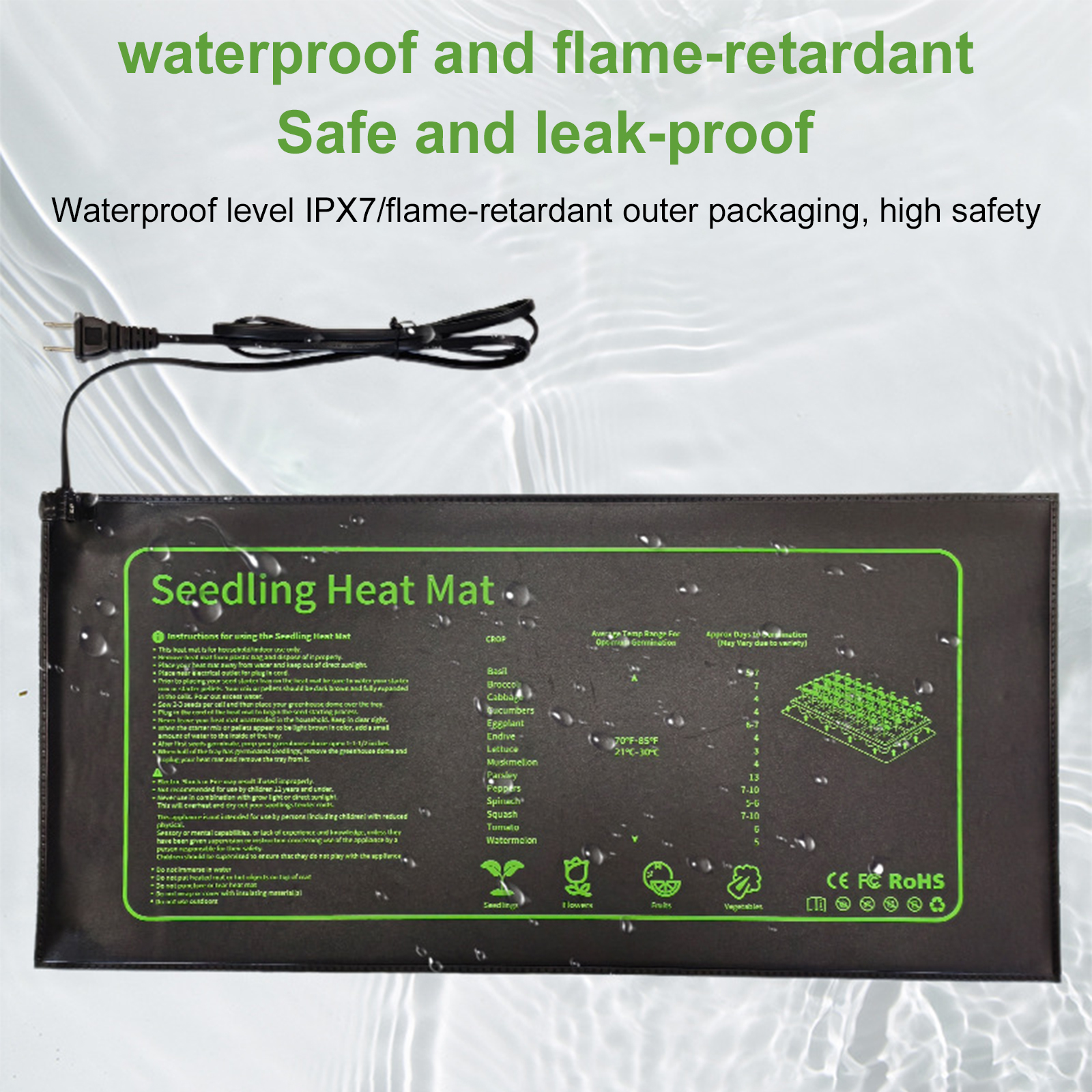 20W Plants Seedling Heating Pa – обзор и цена Seedling Heat Mat