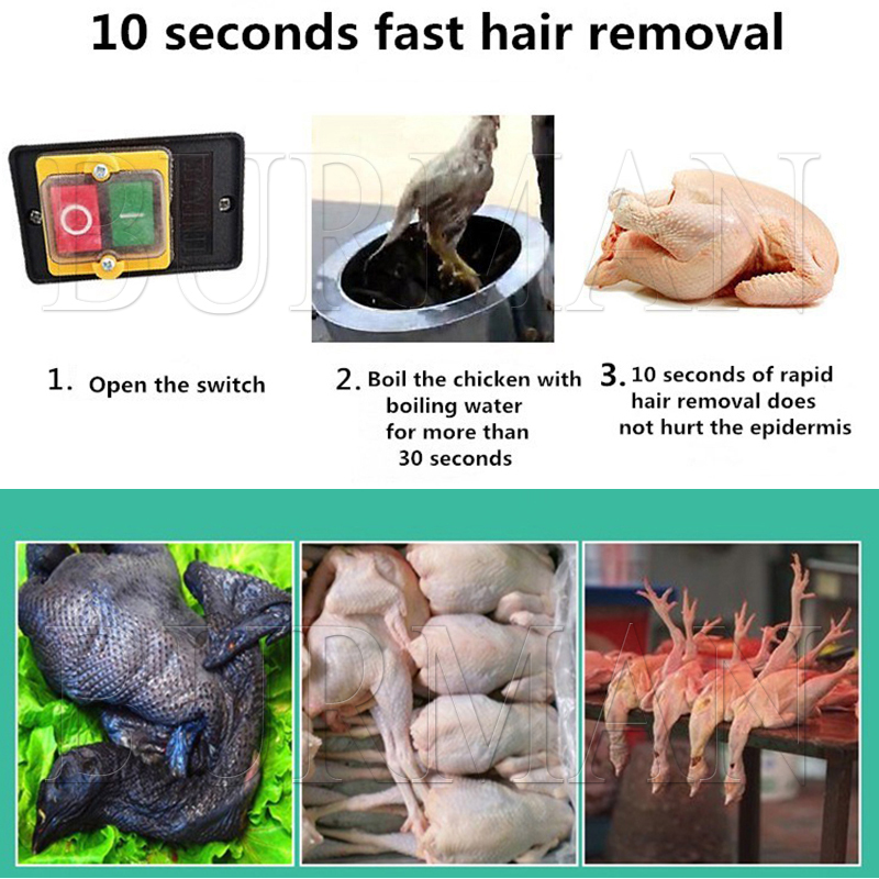 New Quail Pigeons Bird Hair Re – обзор и цена Chicken Plucker Machine